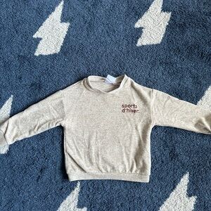 Zara Beige Toddler Sweater